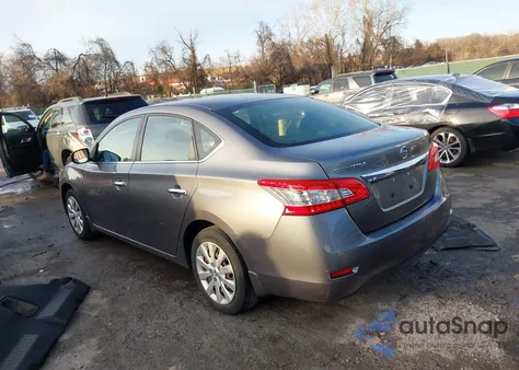 2015 Nissan Sentra S from USA, damaged, VIN 3N1AB7AP7FY275014